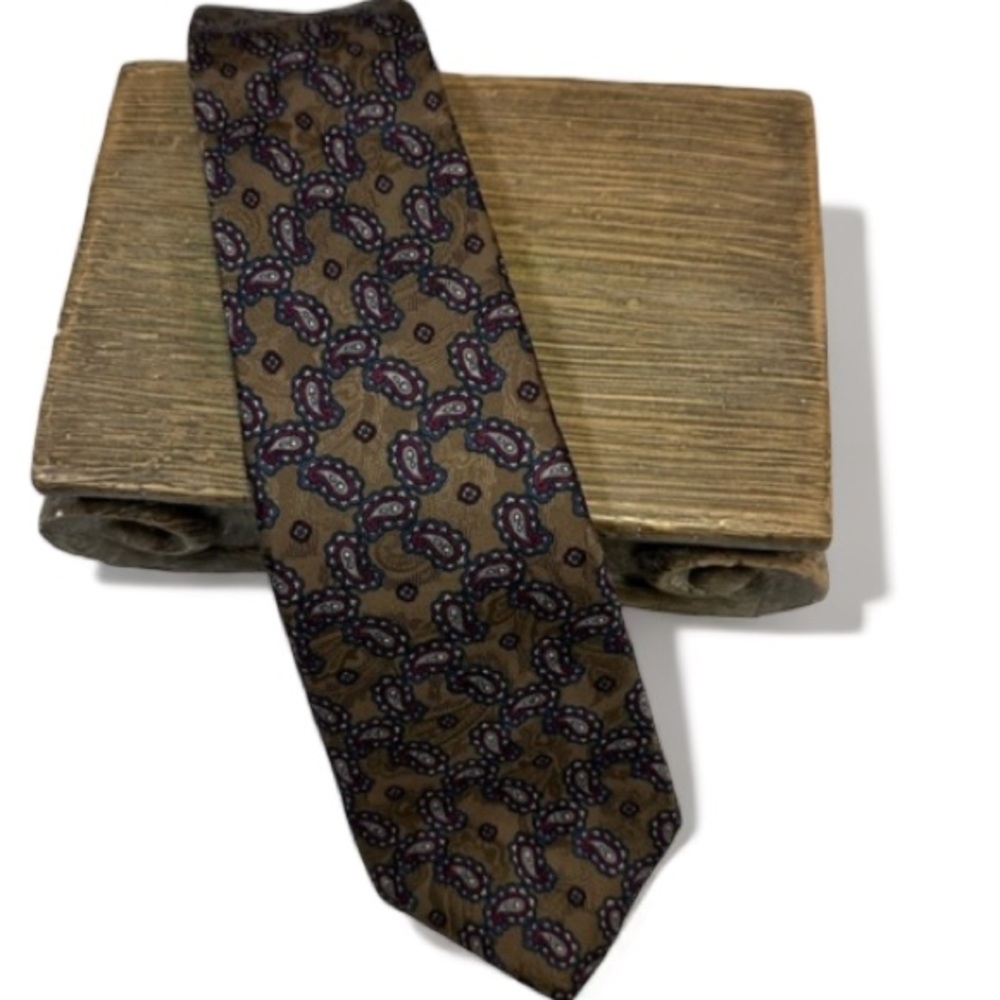 J.S Blank & Co Paisley Men’s All Silk Tie Vintage EUC